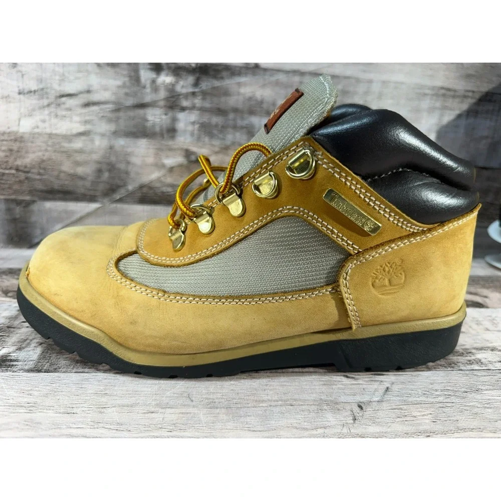 Timberland Chukka Boys Field Boots Tan Size 7